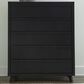 Ashley Danziar 5-Drawer Chest in Matte Black, , large