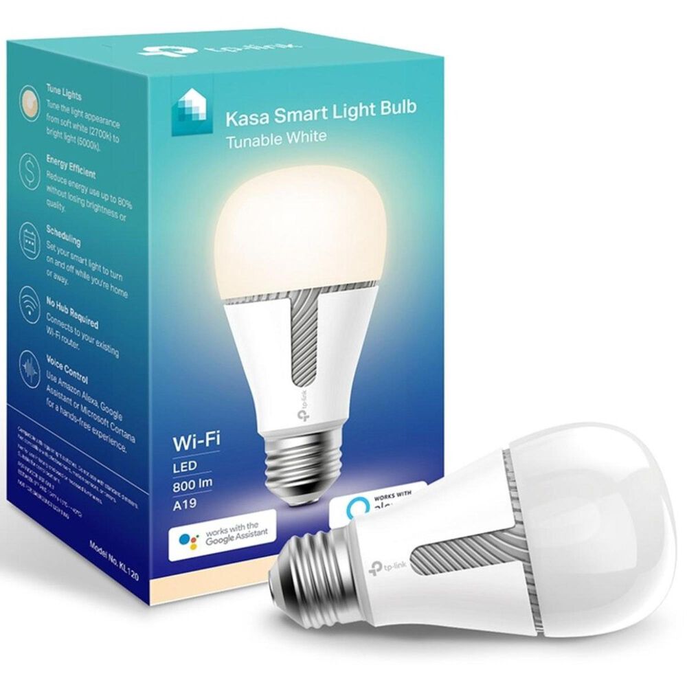 TP-LINK Kasa Smart Wi-Fi Light Bulb, Tunable White, , large