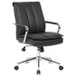 Presidential Seating Double Plush Task Chair with Padded Arms in Chrome, , large