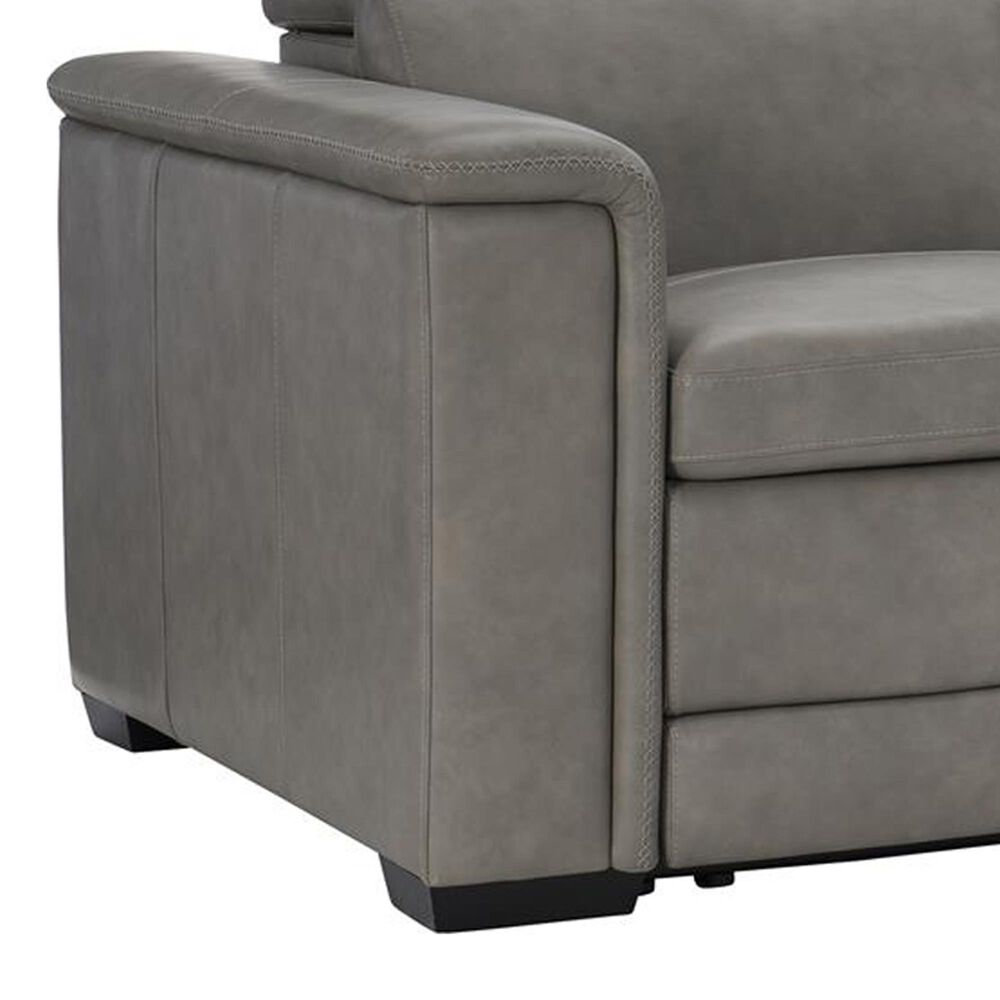 Bernhardt Lioni Power Motion Sofa in Light Grey, , large