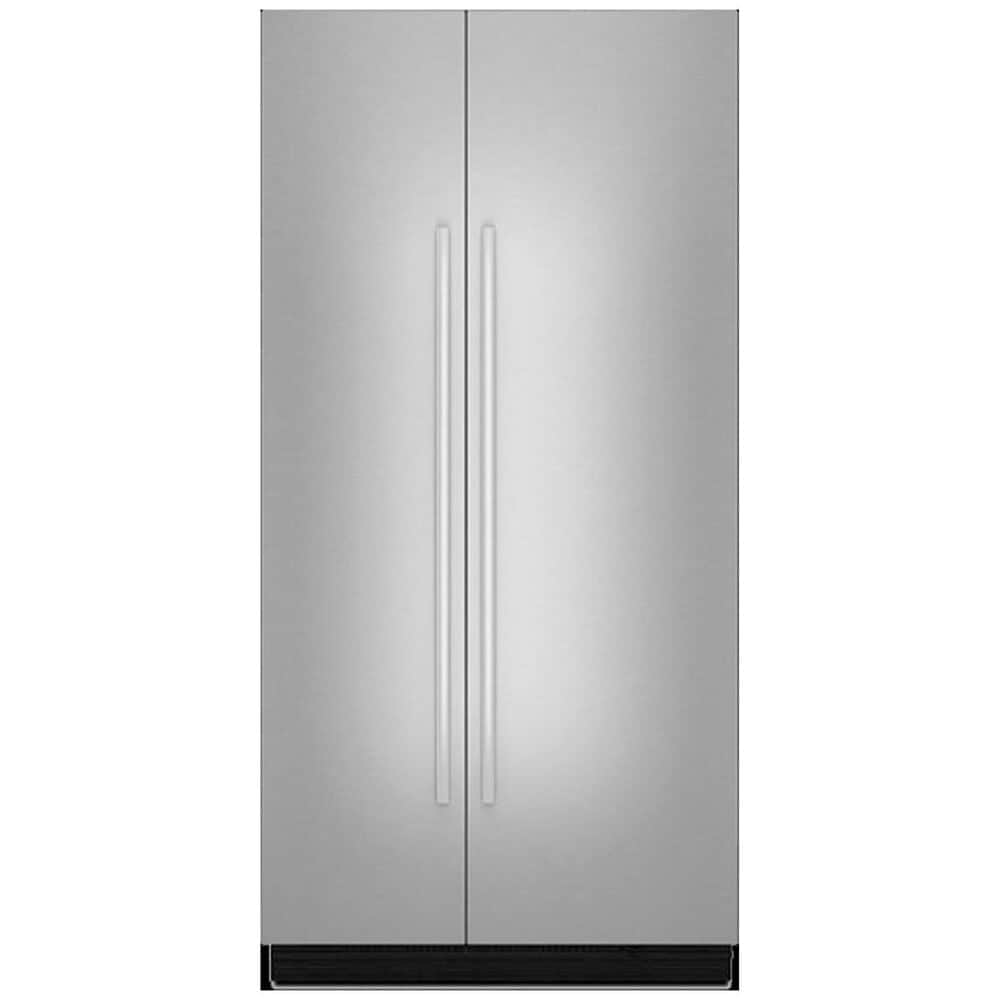 JennAir NOIR 42" Fully Integrated Built-In Side-by-Side Refrigerator Panel Kit with Euro Style Stainless Handle, , large