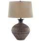 Ashley Magan Metal Table Lamp in Antique Bronze, , large