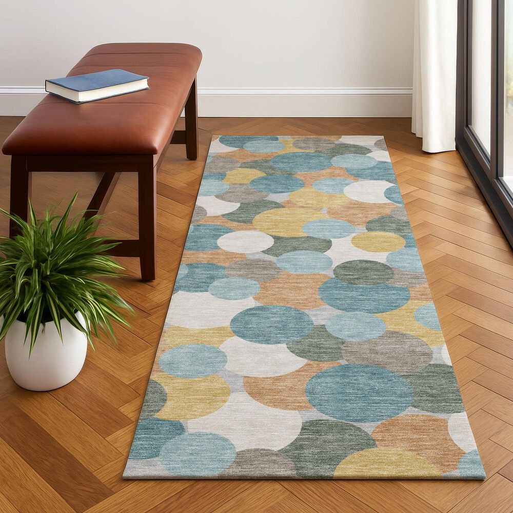 Dalyn Rug Company Kenner Seaside 2'3" x 7'6" Indoor/Outdoor Runner, , large