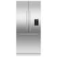 Fisher & Paykel 36" Integrated French Door Panel I&W with 80" High in Stainless Steel, , large