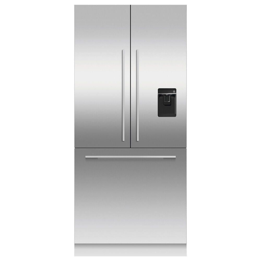 Fisher & Paykel 36" Integrated French Door Panel I&W with 80" High in Stainless Steel, , large
