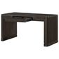 Wycliff Bay Tulane 3-Piece Writing Desk with Bookcase and Lateral File Cabinet Set in Dark Chocolate, , large