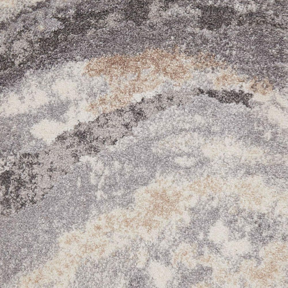Jaipur Ferris Turtledove, Gargoyle, Frost Gray, Cloud Dancer and White Pepper 8&#39; x 10&#39; Area Rug, , large