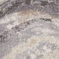 Jaipur Ferris Turtledove, Gargoyle, Frost Gray, Cloud Dancer and White Pepper 8" x 10" Area Rug, , large
