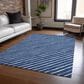 Dalyn Rug Company Wonderland WN27 3" x 5" Navy Indoor/Outdoor Area Rug, , large