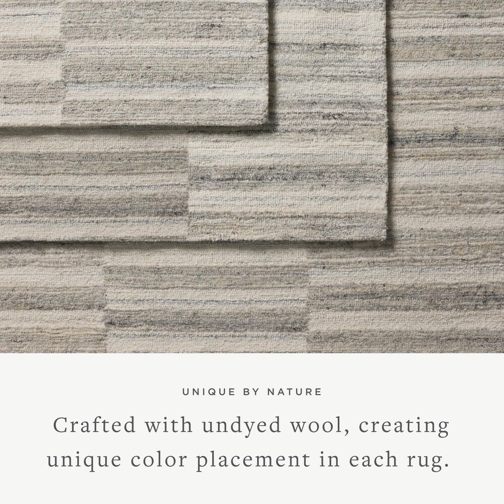 Loloi Rae Stone and Ivory 2&#39;6&quot; x 9&#39;9&quot; Runner, , large