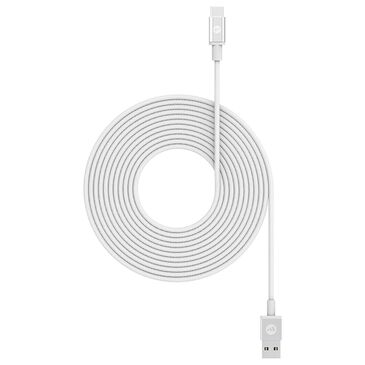 mophie 10" USB- A to USB-C Cable in White, , large