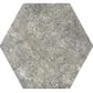 Shaw San Francisco Hexagon Lombard 10" x 11" Porcelain Tile, , large