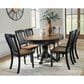 Ashley Clorazi 5-Piece Oval Dining Set in Black and Brown, , large