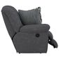 Catnapper Trifecta Manual Reclining Sofa with Drop Down Table in Smoke, , large