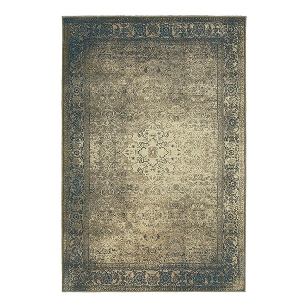 Oriental Weavers Pasha 1330E 3'2" x 5'5" Blue Area Rug, , large