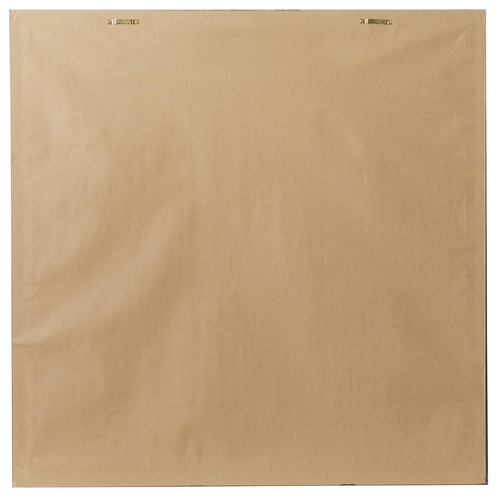 Maple and Jade 39&quot; x 39&quot; Abstract Framed Wall Art in Gold, Red, Brown, White and Gray, , large