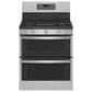 GE Profile 4pc Kitchen Package with Refrigerator, Range, Microwave, and Dishwasher in Stainless Steel, , large
