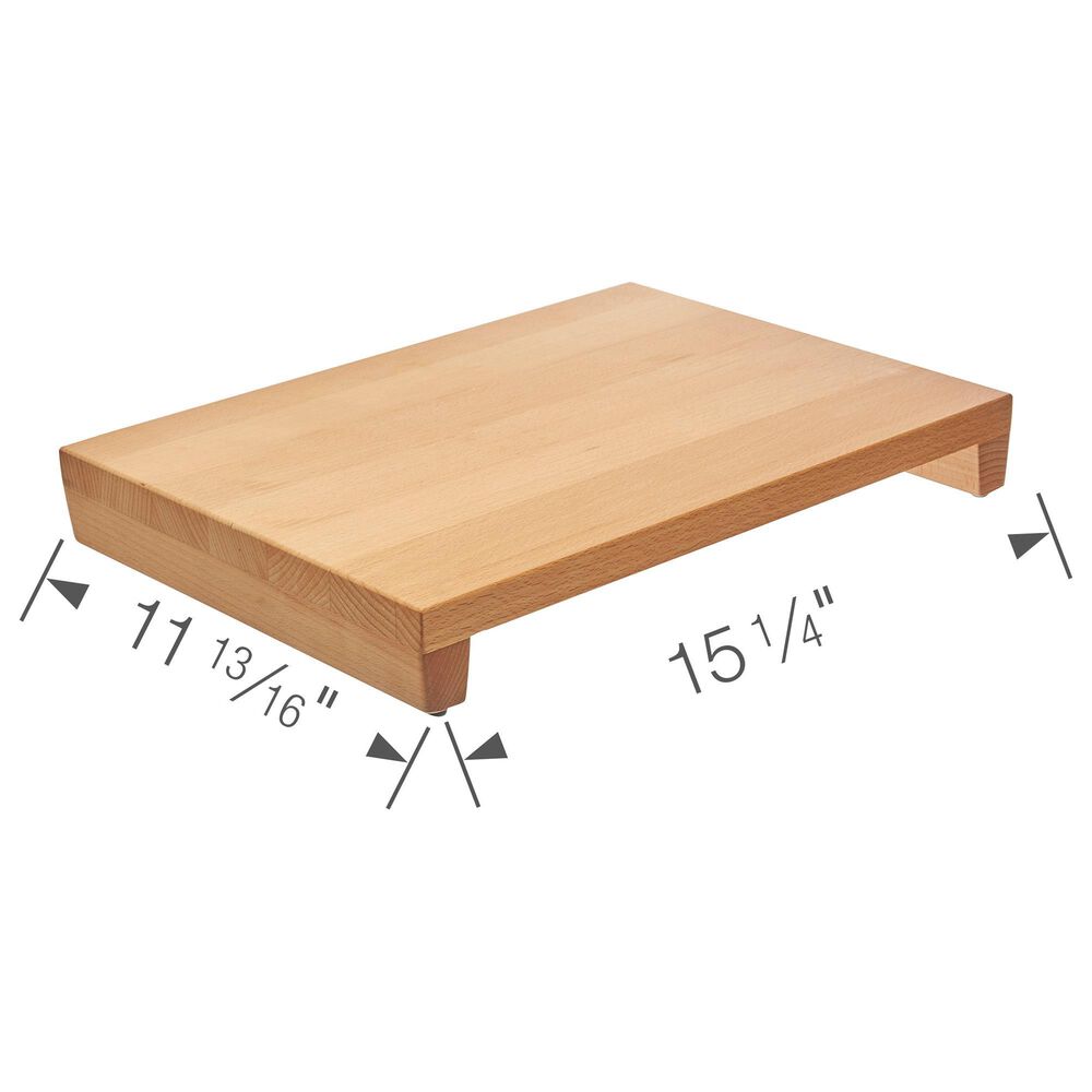 Blanco Ikon and Vintera Floating Cutting Board in Beech Wood, , large