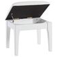 Millenium Chalanna Vanity Stool in Bright White, , large