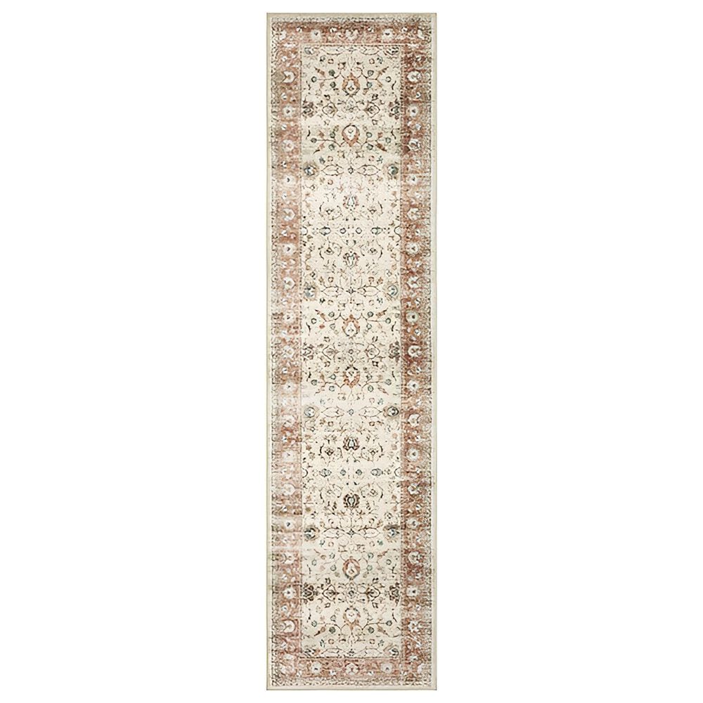 Oriental Weavers Sumter 2" x 8" Ivory and Rust Runner, , large