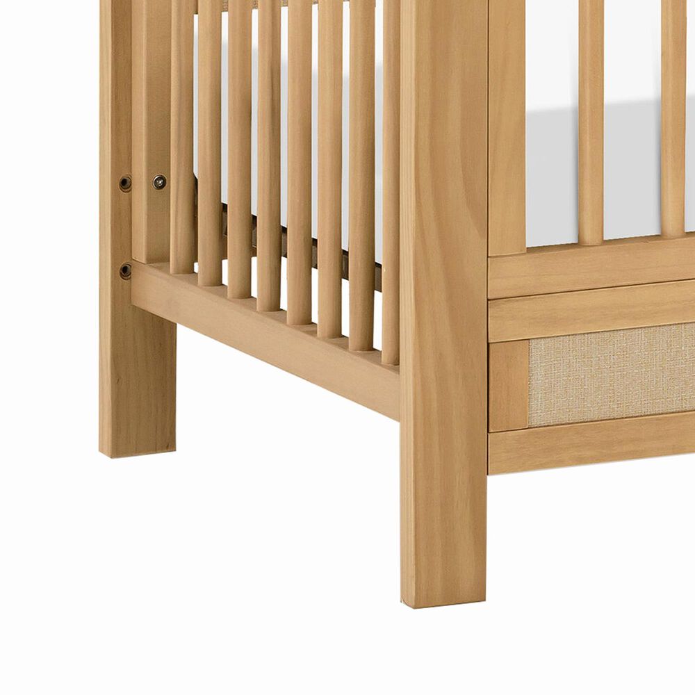 New Haus Eloise 4-In-1 Convertible Crib in Honey, , large
