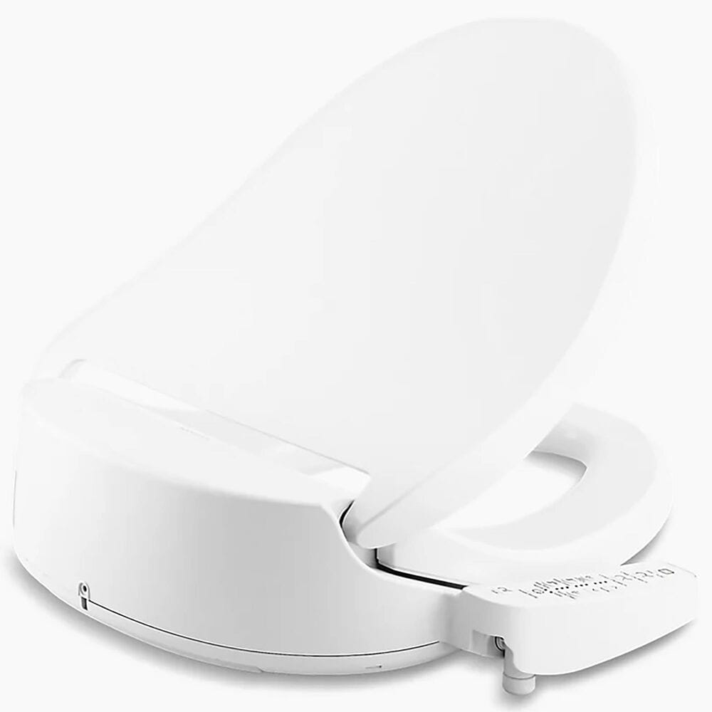 Kohler PureWash E580 Round-Front Bidet Toilet Seat in White, , large
