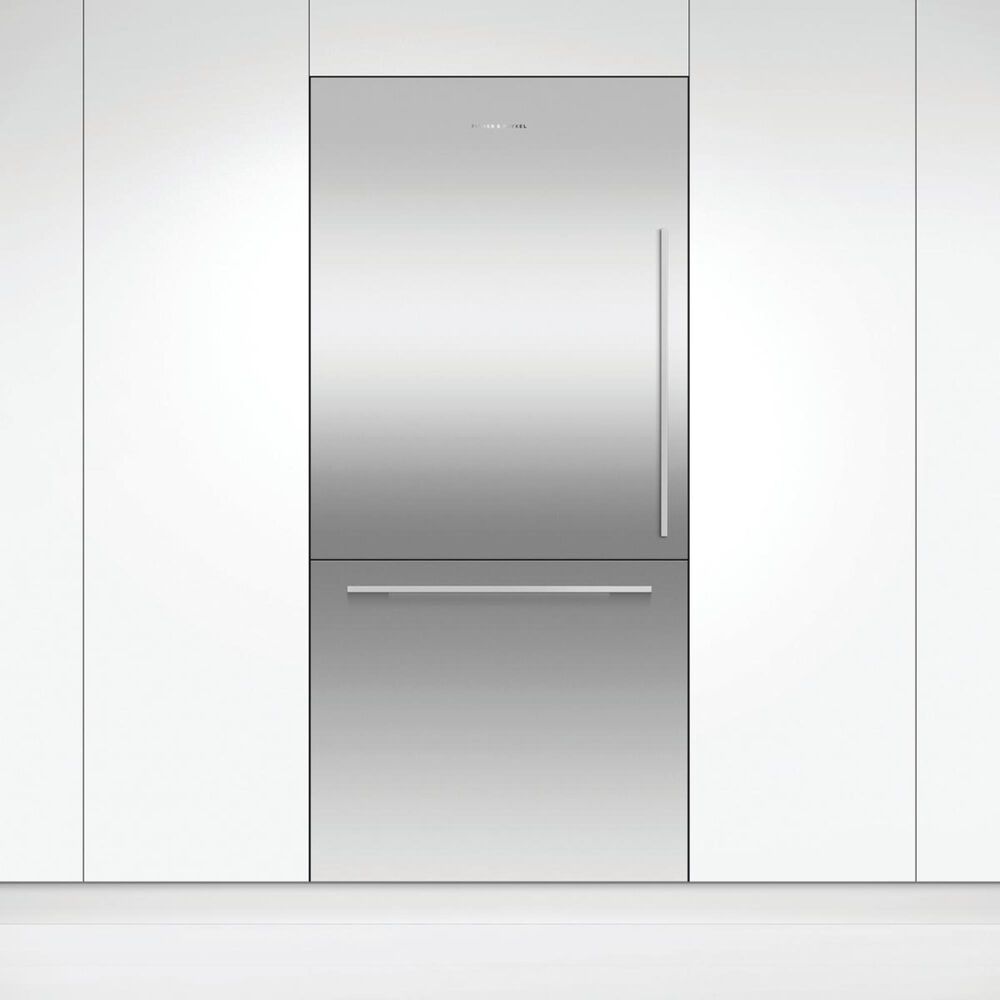 Fisher &amp; Paykel 16.8 Cu. Ft. 80&quot; Tall Integrated Refrigerator on Left Hinge, , large
