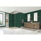 Dal-Tile Artefino Vintage Jade 2" Floret on 12" x 12" Porcelain Mosaic Sheet, , large