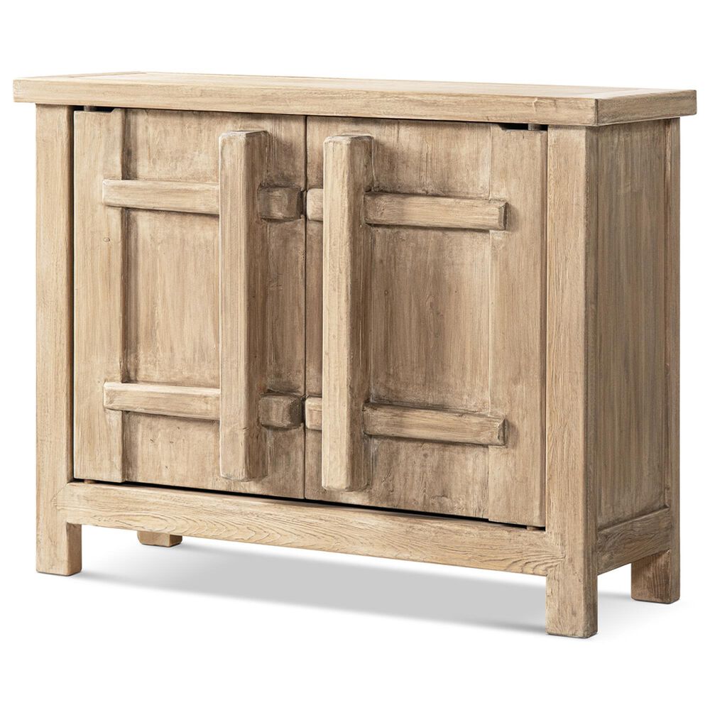 Jennifer Taylor Home Rowan 48" 2-Door Accent Storage Cabinet in Heritage Light Natural Brown, , large