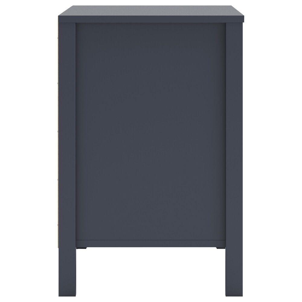 Ashley Simmenfort 2-Drawer Nightstand in Navy Blue, , large