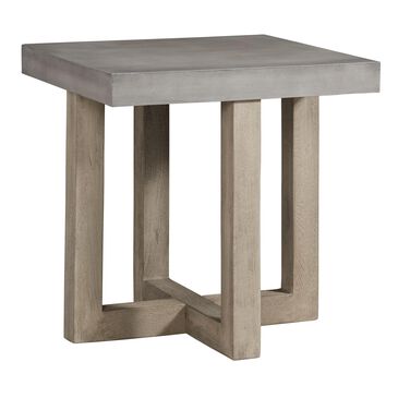 Millennium Lockthorne End Table in Gray Faux Concrete, , large