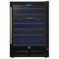 Forno Bacchino 4.8 Cu. Ft. Wine Cooler in Black and Antique Brass, , large