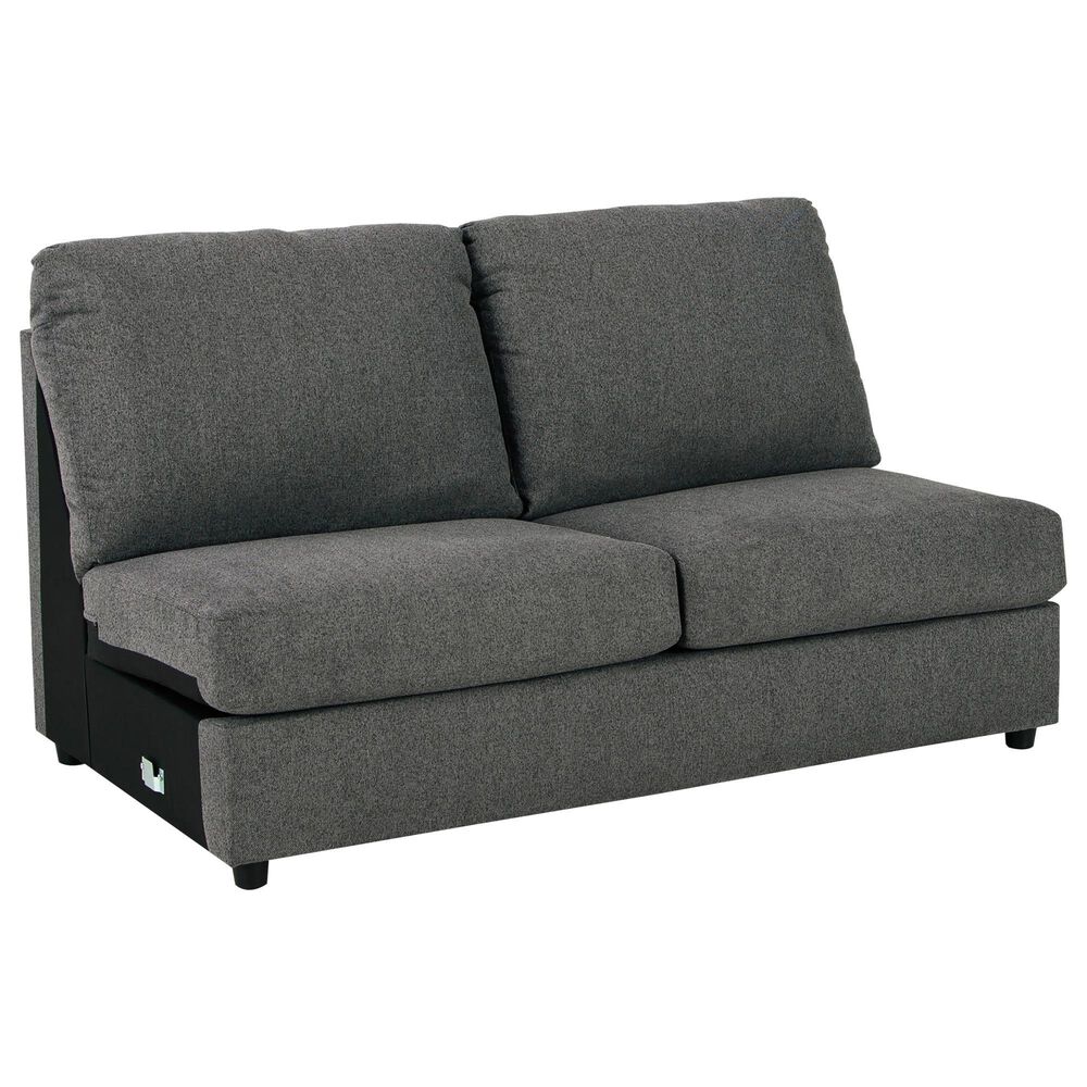 Ashley Edenfield 3-Piece Right Facing Sectional with Chaise in Charcoal, , large