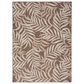 Nourison Garden Oasis Nature Mocha 5" x 7" Indoor/Outdoor Area Rug, , large