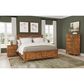 A-America Bandalier King Panel Bed in Warm Russet, , large