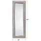 Garber Collection Leaner Floor Mirror in Gray, , large