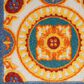 Nourison Aloha Oriental 7"10" Round Multicolor Indoor/Outdoor Area Rug, , large