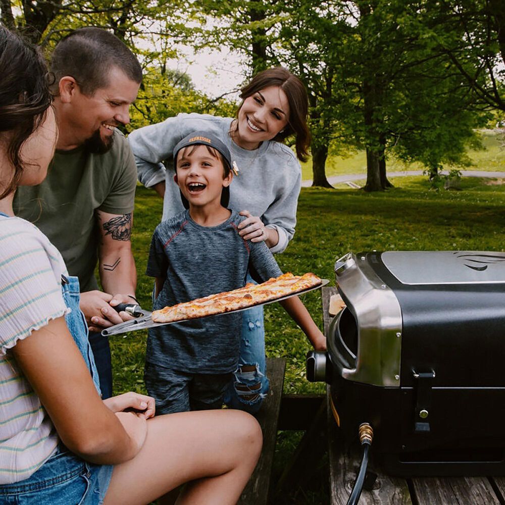 Halo Versa 16 Outdoor Pizza Oven in Black, , large
