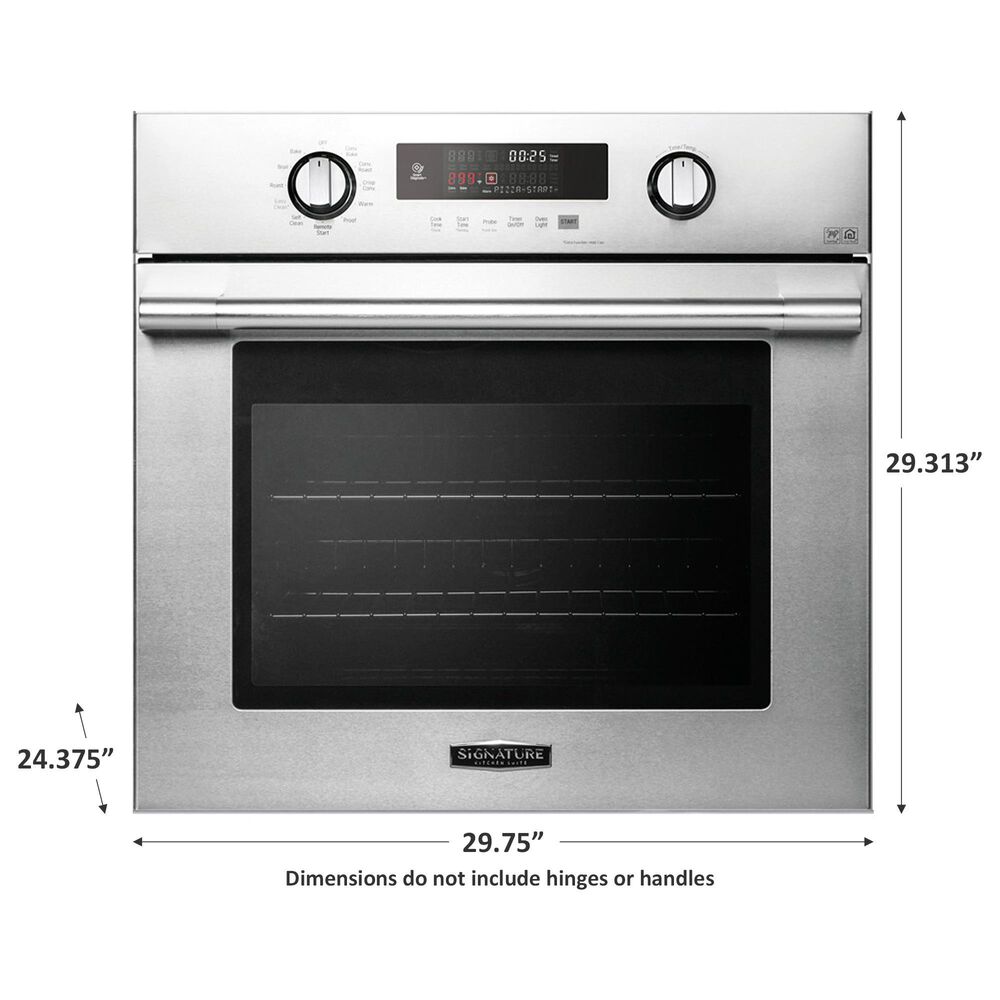 Signature Kitchen Suite 30&quot; Single Electric Wall Oven with Convection in Stainless Steel, , large