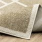 ROW by Oriental Weavers Quinn QUI04 Beige and Ivory 5"3" x 7" Area Rug, , large