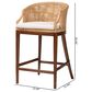 Baxton Studio Lumajang Bar Stool in Walnut Brown, , large