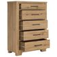 Ashley Galliden 5-Piece King Bedroom Set in Light Brown, , large