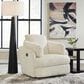 Ashley Tie-Breaker Manual Swivel Glider Recliner in Ivory, , large