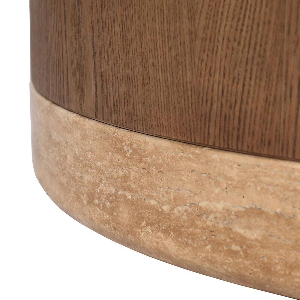Four Hands Sager Coffee Table in Golden and Amber Ash, , large