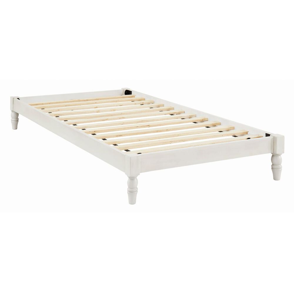 Signature Design by Ashley Tannally Twin Platform Bed in White, , large