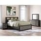 Ashley Broachmyn 4 Piece Queen LED Bookcase Bed Set in Black and Gray, , large