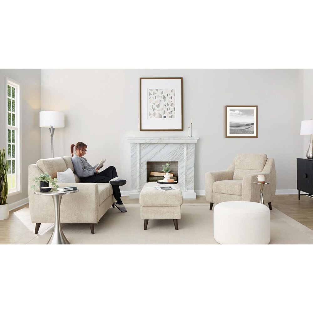 LumiSource Carly Accent Chair in Beige, , large