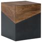 Ashley Trailbend Cube Accent Table in Brown and Gunmetal, , large