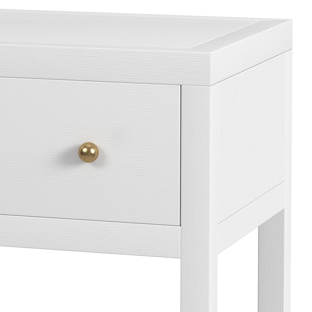 Butler Specialty Company Nora 1-Drawer 21" Nightstand in Textured White, , large