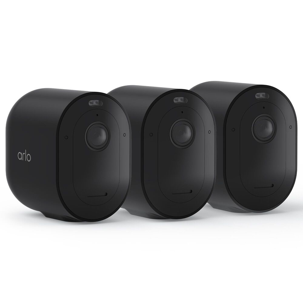 Arlo Pro 5S 2K Wireless Security Camera - 3 Pack - Black, , large